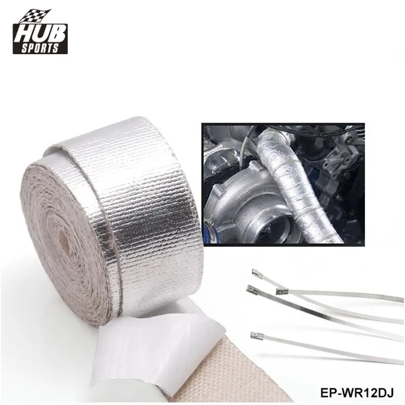 Adhesive Backed Adhesive Backed Heat Shield Wrap Tape for Car intake intercooler pipe For Toyota verso 2011 HU-WR12DJ