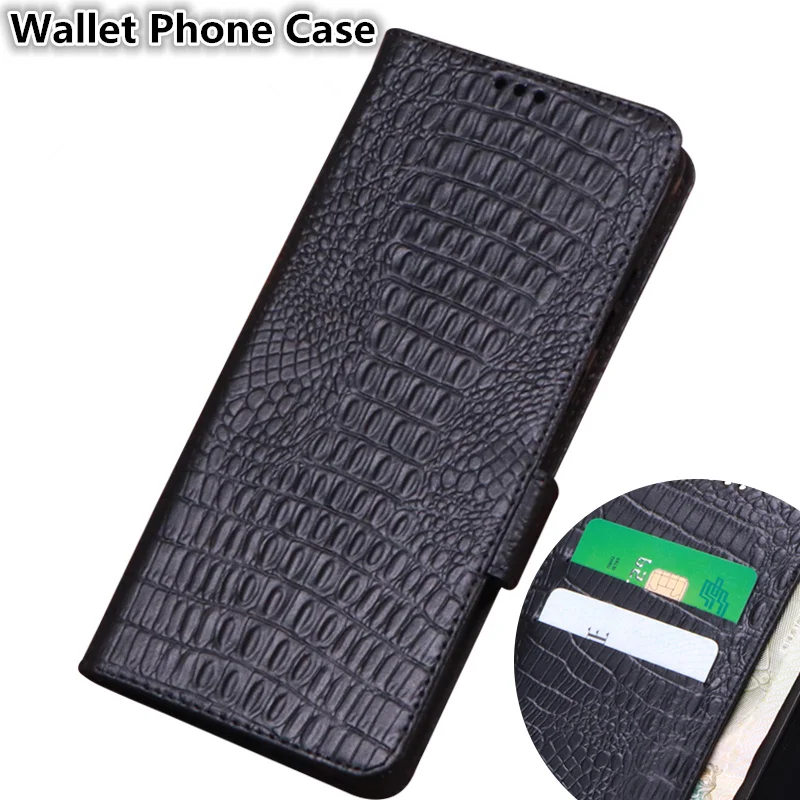 

Business Style Genuine Leather Wallet Case Card Slots Holder For Motorola Moto G7 Plus/Moto G7 Power/Moto G7 Play Holster Cover