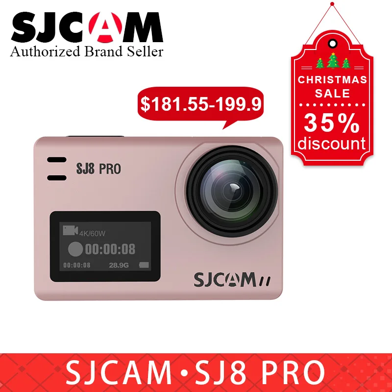 

SJCAM SJ8 Pro yi 4K 60fps action Camera Waterproof Anti-Shake Dual Touch Screen WiFi Remote Control Sports DV PK go pro camara