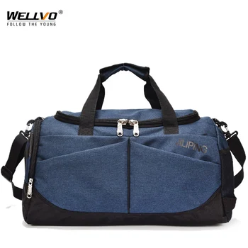

Nylon Travel Large Capacity Men Net Bag Luggage Travel Duffle Bag Weekend Bags Women Multifunctional Man Shoulder Bag XA123ZC