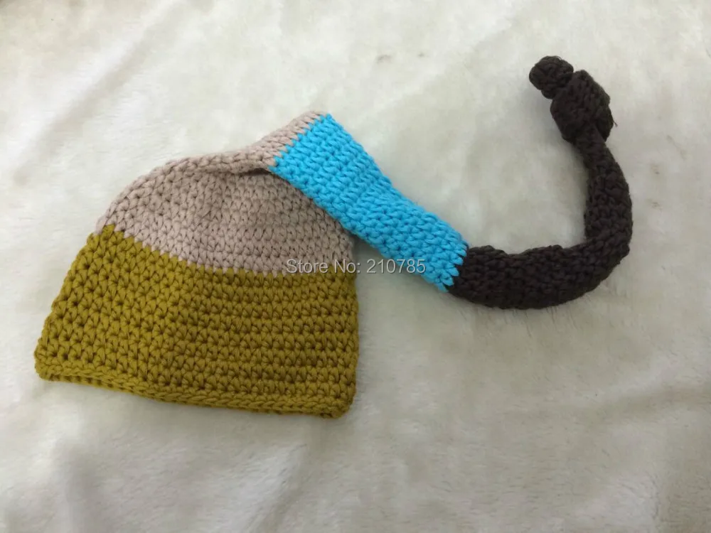 В 2-х стилях красочные детские шляпу ручной работы крючком фотографии реквизит Новорожденные cap