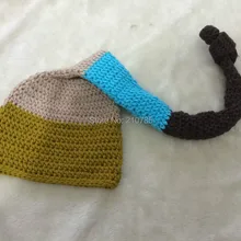 В 2-х стилях красочные детские шляпу ручной работы крючком фотографии реквизит Новорожденные cap