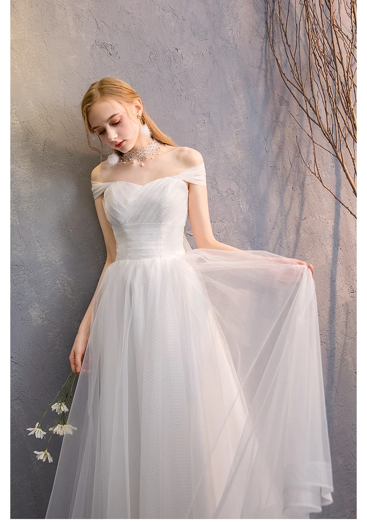 Платье подружки невесты с бантом, Тюлевое платье на заказ, четыре стиля, в наличии, трапециевидные платья подружки невесты для свадебной