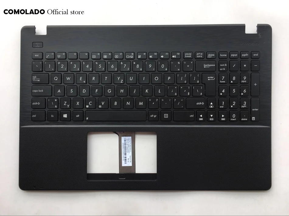 CZ Czech keyboard For Asus X551 X551C X551M X551S Black with Palmrest Upper Laptop keyboard CZ Layout