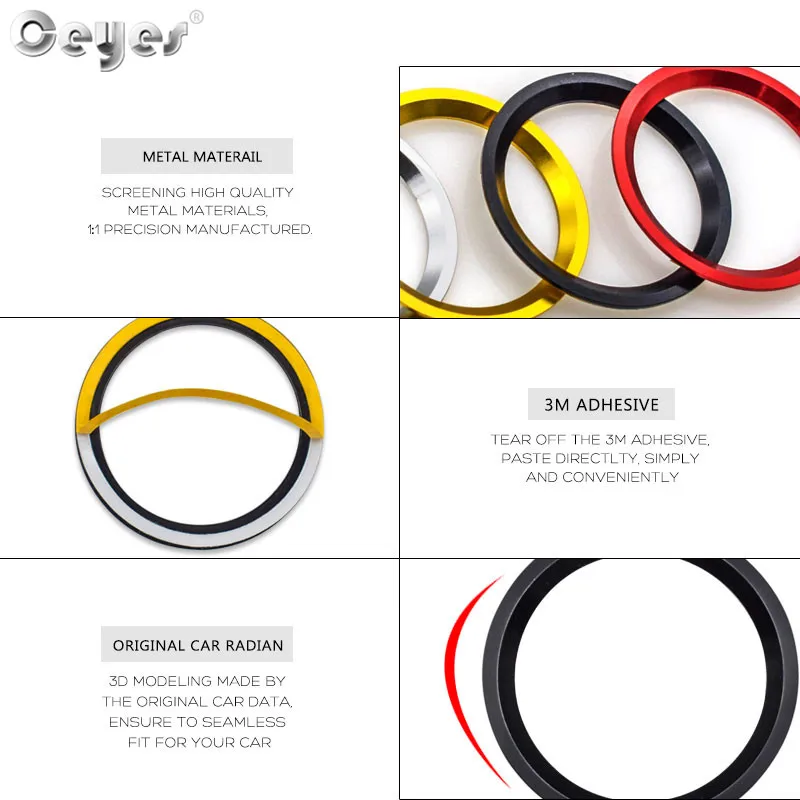 Start Engine Button Ring for AUDI (6)