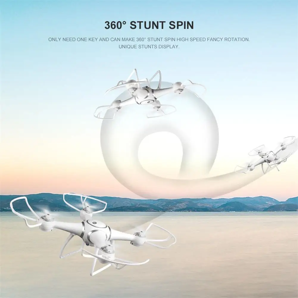 

children toy 360 degrees stunt spin RC aircraft S7 LED Light Colorful Module Aerial Drone WIFI Real-time Transmission Altitude