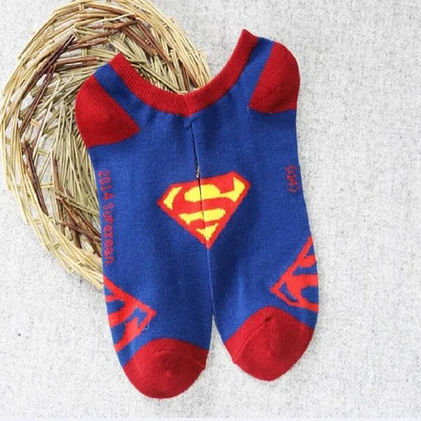 Новое поступление, хлопковые новые импортные товары, мужские и женские носки с бетменом Супермена, с закрытым носком, для любителей Американского героя - Цвет: SS606