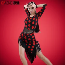 Леопард, латино танцевальное платье для женщин соревнование бальных Платье для латино-американских танцев сальса платья платье для румбы бахрома танцевальная одежда Vestidos