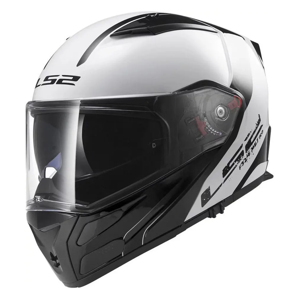 LS2 мотоциклетный шлем Metro для Touring Cruiser модульный закрытый откидной с двумя