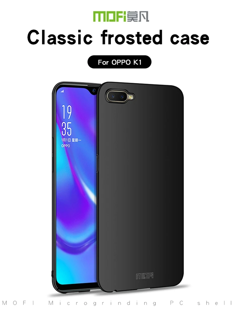 Чехол для телефона MOFi для OPPO K1 задняя крышка полная защита жесткий Fundas, чехлы для телефонов оболочка для OPPO R15X чехол
