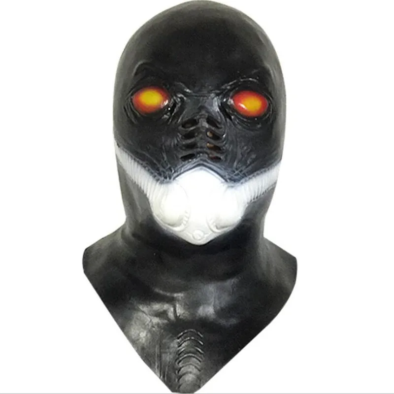 Horror Alien, противогаз, латексная на все лицо, маска для Хэллоуина, вечерние украшения, косплей, бар, выступления, ночные выступления, тема, вечерние