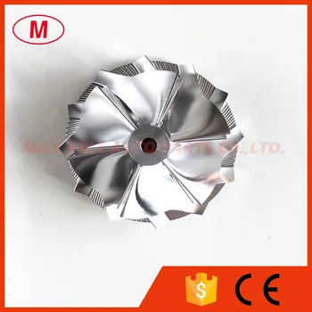 

RHF5 High Performance 52.56/68.00mm 6+6 blades Turbo Billet compressor wheel/Aluminum 2618/Turbocharger Milling compressor wheel