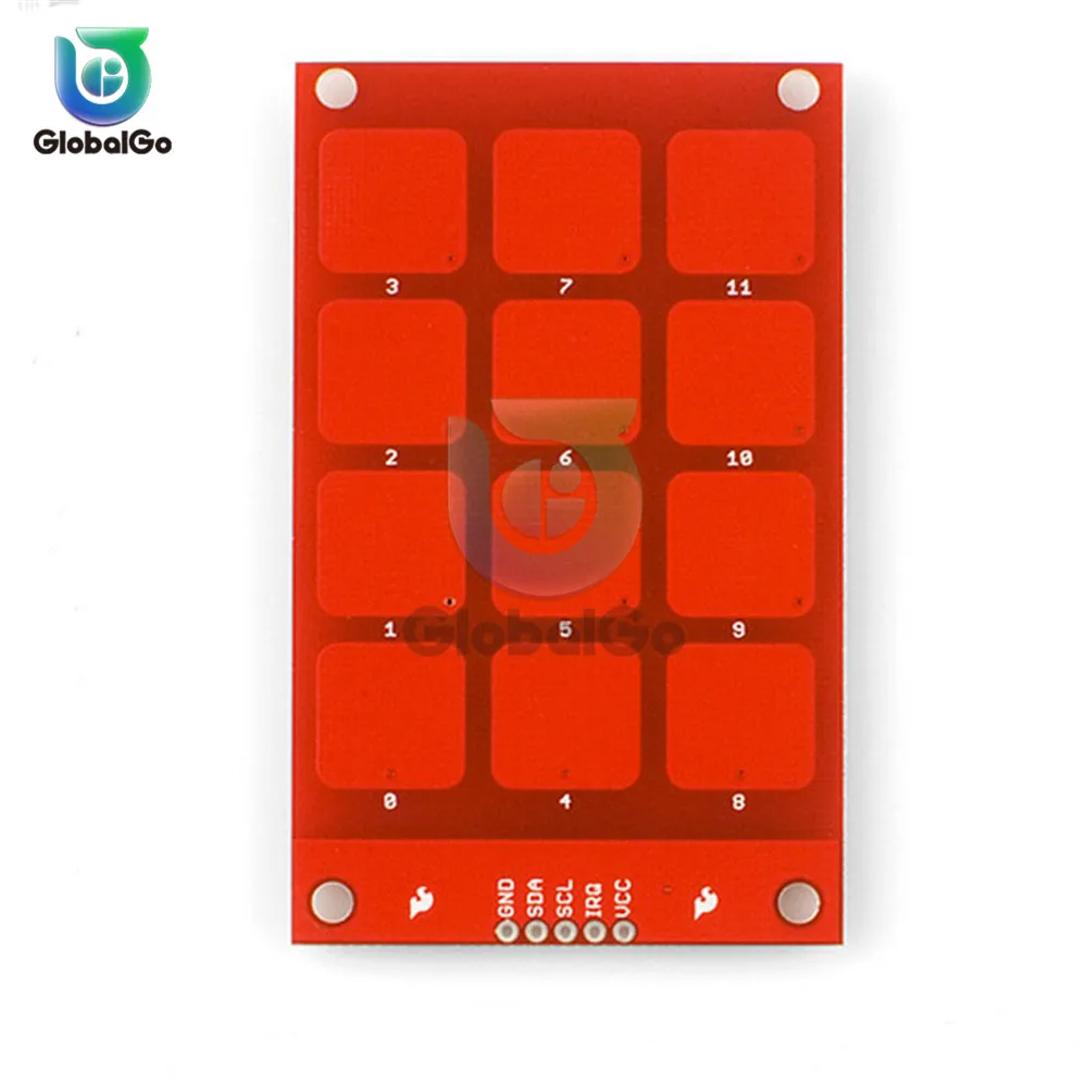 

MPR121 Capacitive Touch Sensor Module Sensor Keys Keyboard I2C Output 3.3V