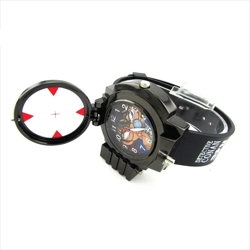 

Anime Detective Conan Magnifier Clock Wrist Watches Weapons Laser Watches Kids Cosplay Animation