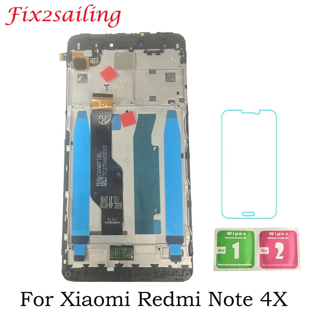 

LCDs For Xiaomi Redmi Note 4X LCD Display + Touch Screen Frame For Redmi Note 4 Global Version LCD For Snapdragon 625