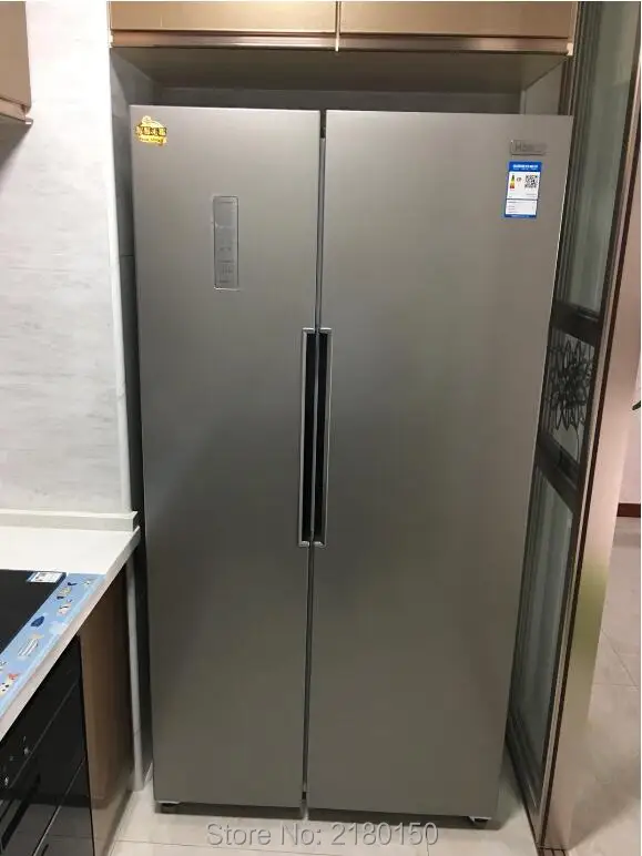 Роскошные холодильники с двойной дверью, бытовые холодильники 452L, ультратонкие холодильники с воздушным охлаждением, морозильные холодильники BCD-452WK