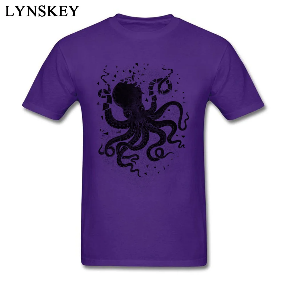 Funny 3D Printed Tops Shirt The Deep Summer/Fall Short Sleeve Pure Cotton Crewneck Boy T-Shirt 3D Printed Sweatshirts The Deep purple