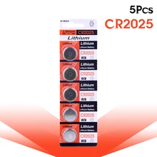 CR2025 5pcs/pack Button Batteries DL2025 BR2025 KCR2025 Cell Coin Lithium Battery 3V CR 2025 For Watch Electronic Toy Remote CR2025 5pcs/pack Button Batteries DL2025 BR2025 KCR2025 Cell Coin Lithium Battery 3V CR 2025 For Watch Electronic Toy Remote