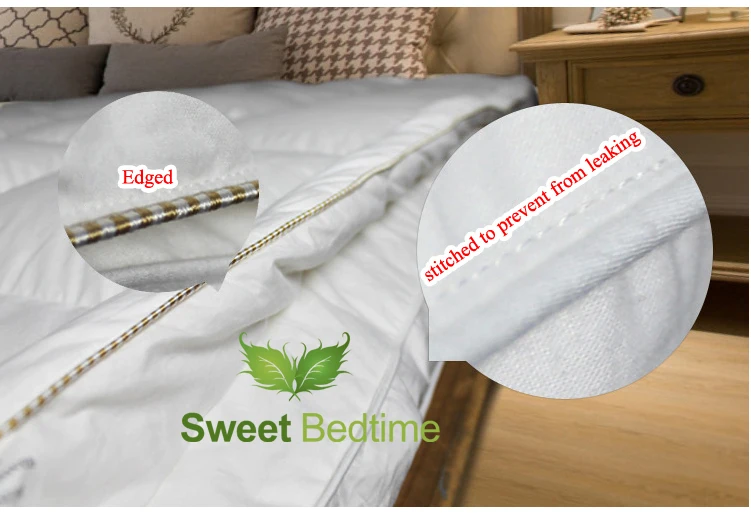 Роскошный матрац для кровати с перьями сверху 550++ белый утиный пух татами матрацы с перьями Твин Кинг Квин матрацы покрытие