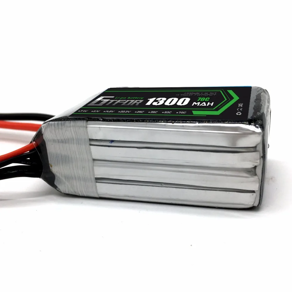 GTFDR 1300 مللي أمبير 3 ثانية 70C 11.1 فولت يبو بطارية لى بو ل QAV210 250 FPV سباق Quadcopter RC سيارة قارب هليكوبتر اللعب نموذج