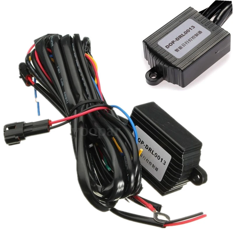 12V Led Daytime Running Light ON OFF Control Dimmer Switch Relay DRL