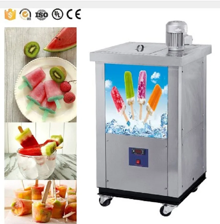 Commercial 16000 18000pcs/day popsicle machine 4 moulds full automatic