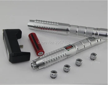 

NEW Green laser pointer 200000m 200w High Power Military 532nm Focusable Burning Match,Burn cigarettes+5 caps+Glasses+Gift Box