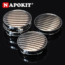 4 шт. 60 мм ABS+ Алюминиевый логотип углеродное волокно узор Центральная втулка колеса автомобиля крышки волокна обод автомобиля Hubcap значок аксессуары для укладки