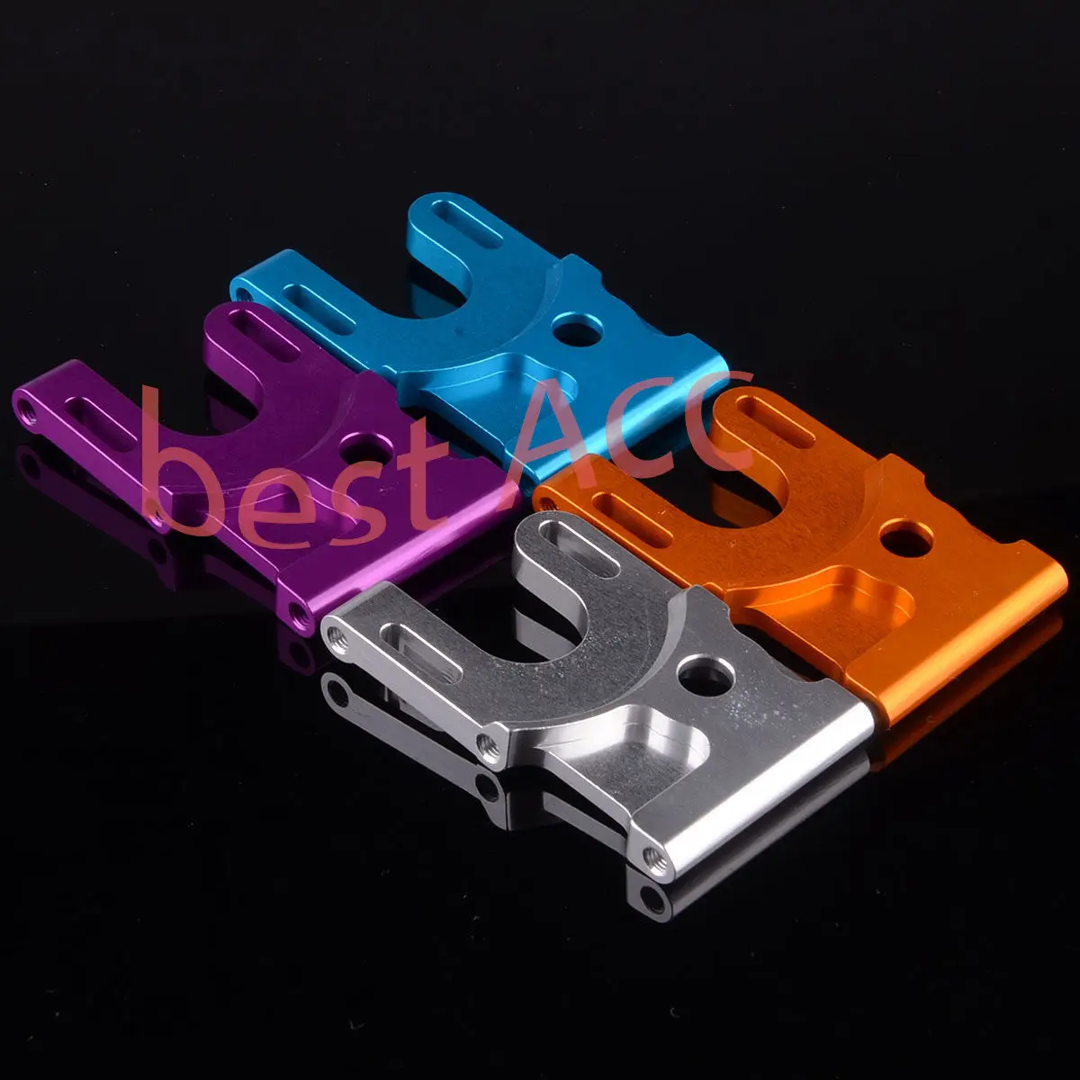 

103071 103371 Aluminum Motor Mount +Screws HSP 1:10 RC Car 03007 Upgrade Part