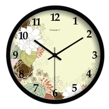 

Digital Flower Wall Clock Modern Large Glass Clock Movement Silent Plastic Muur Klok Mural Big Wall Watches Home Decor 50ZB0173