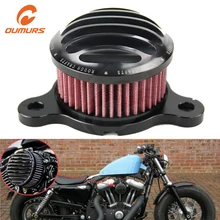 OUMURS мотоцикл воздухоочиститель Впускной фильтр системы " ЧПУ подходит для Harley Forty Eight Seventy Two Sportster XL883 1200X