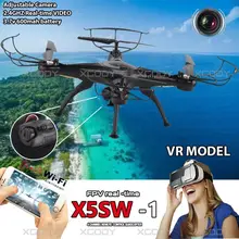 X5SW Upgrade X5SW-1 6-Axis Gyro 2.4G 4CH Rc Helicopters FPV Quadcopter Drone WIFI With Camera Work With VR Model Rc Helicopter