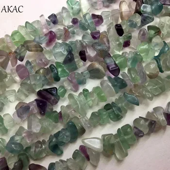 

Free shipping colorful fluorite chip beads fluorite irregular loose beads for diy design 2strands/lot wholesale
