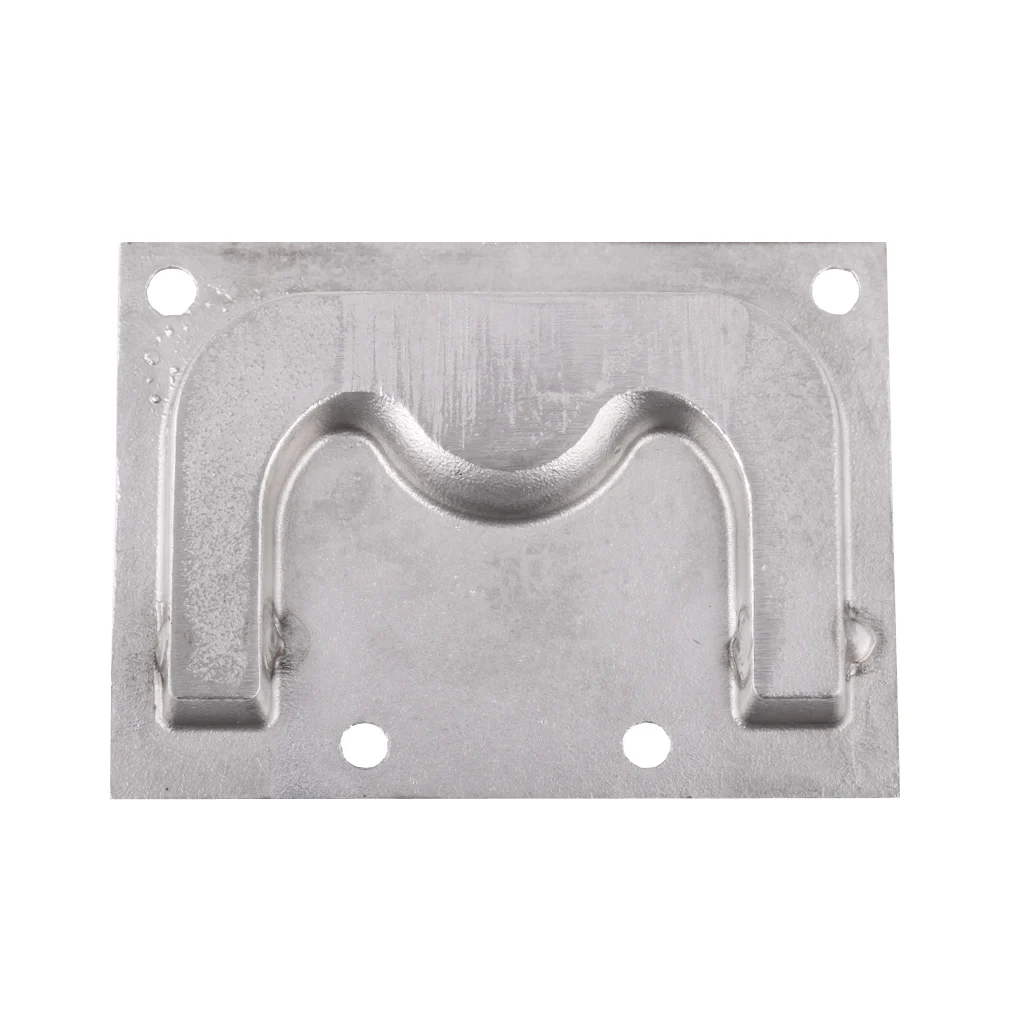 2 Piece 4mm Flush Lift Ring Hatch Pull Long Handle Locker Cabinet 316 stainless steel Boat Marine Hardware 75mm x 55mm