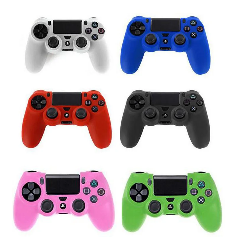 Rubber Silicone Gel Gamepad Joypad Protective Skin Cover Case For Sony PlayStation Dualshock 4 PS4 Controller Protection Shell Rubber Silicone Gel Gamepad Joypad Protective Skin Cover Case For Sony PlayStation Dualshock 4 PS4 Controller Protection Shell