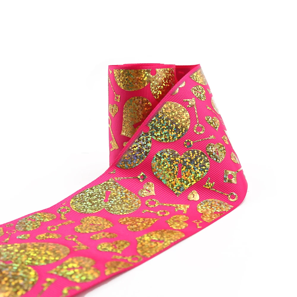 1065041001 David accessories 3 мм "75 мм Радуга полиэстер grosgrain клейкие ленты 10yds, DIY материалы ручной работы, упаковка для свадебного подарка, 10Yc3936 - Цвет: 1065041001