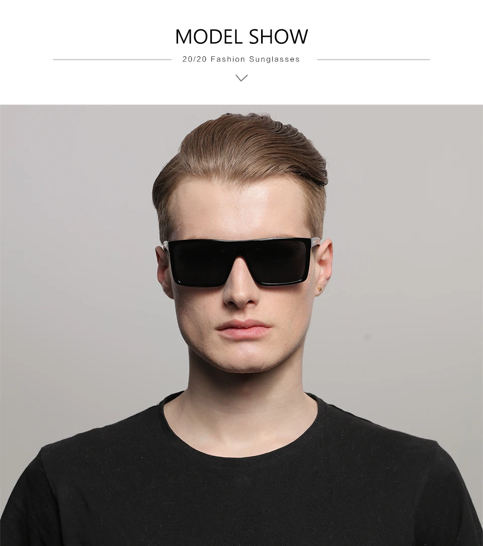 20/20 Marke Design Klassische Schwarz Polarisierte Sonnenbrille Männer Fahren Sonnenbrille für Männliche Shades Brillen Mit Box Oculos_voghion.com