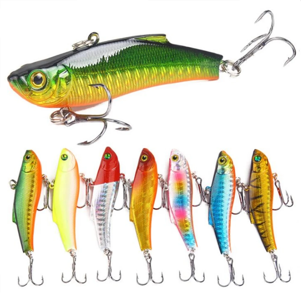 

1Pcs 7cm 18g Fishing Lure VIB winter Ice Fishing Hard Bait Minnow Pesca Isca Artificial Bait Crankbait Swimbait Winter Fishing