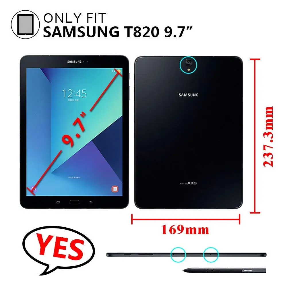 Чехол для samsung Galaxy Tab S3 9 7 sm t820 T820 T825 детский сверхпрочный защитный чехол