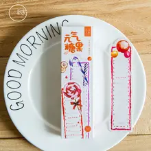 30 шт./компл. Милая красочная конфетная Бумага Закладка книга комиксов держатель открытки канцелярские принадлежности Рождественский подарок