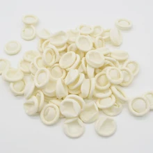 100 шт./пакет одноразовые палец для дизайна ногтей кроватки латекс пальцев Защитная крышка Упакованные маленькие резиновые защитные перчатки, инструменты для маникюра