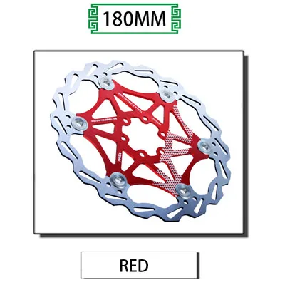 VXM велосипедный тормоз 160 мм/180 мм/203 мм Дисковый Тормоз MTB DH дисковые роторы гидрические тормозные колодки поплавок многоцветный ТОРМОЗНЫЕ КОЛОДКИ ЗАПЧАСТИ для велосипеда - Цвет: 180MM Red