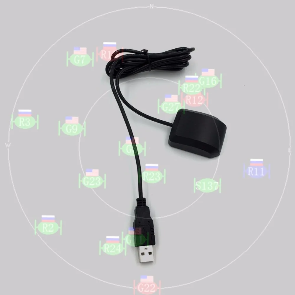 USB gps ГЛОНАСС приемник антенна, USB выход 0183 NMEA, gps сбор данных Замена BU353s4