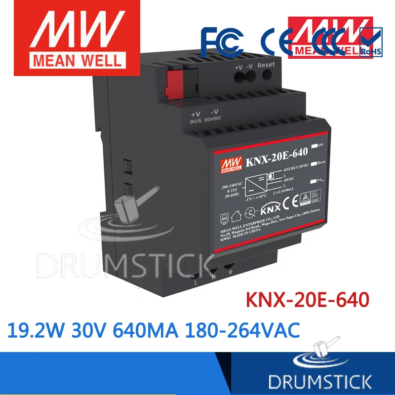 Специальные предложения MEAN WELL KNX-20E-640 19,2 W 30V 640mA meanwell KNX-20E 180-264VAC импульсные источники питания