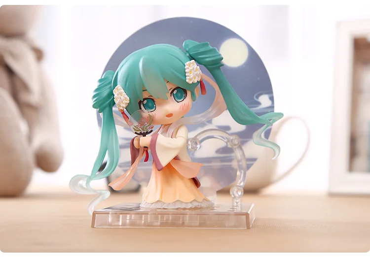 Nendoroid Hatsune Miku фестиваль середины осени Ver. Moon Cake Q Version фигурка игрушки кукла модель с коробкой