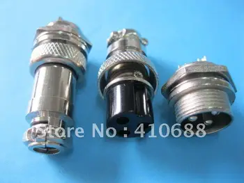 

XLR Audio Cable Connector 6 Pin 12mm Chassis Moun High Quality Hot Sale 30 Pcs Per Lot