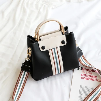 

2019 fashion simple saddle bag women's designer handbag high quality PU leather metal sheet shoulder bag qq520