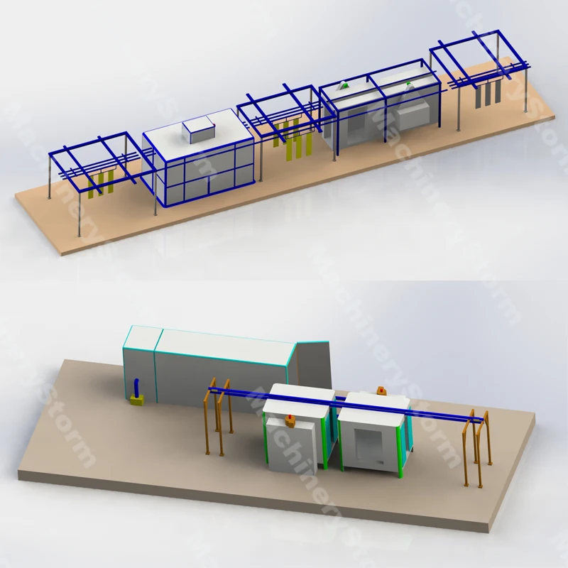 Manual powder coating system -detail 1
