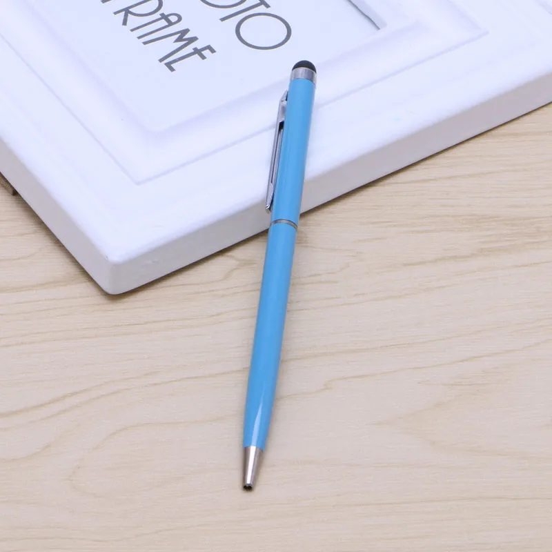 1 шт 2 в 1 Универсальный сенсорный экран Шариковая ручка стилус для iPhone iPad смартфон ПК
