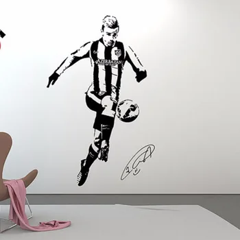 

Football Star Wall Decal Antoine Griezmann Soccer Star Vinyl Wall Sticker Home Bedroom Decor Football Player Vinyl Decal AY1501